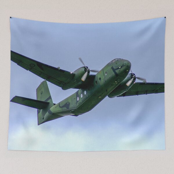 Item preview, De Havilland DHC-4 Caribou | Rugged Vintage STOL Military Transport - Fine Art Print designed and sold by Ross.A.Campbell.