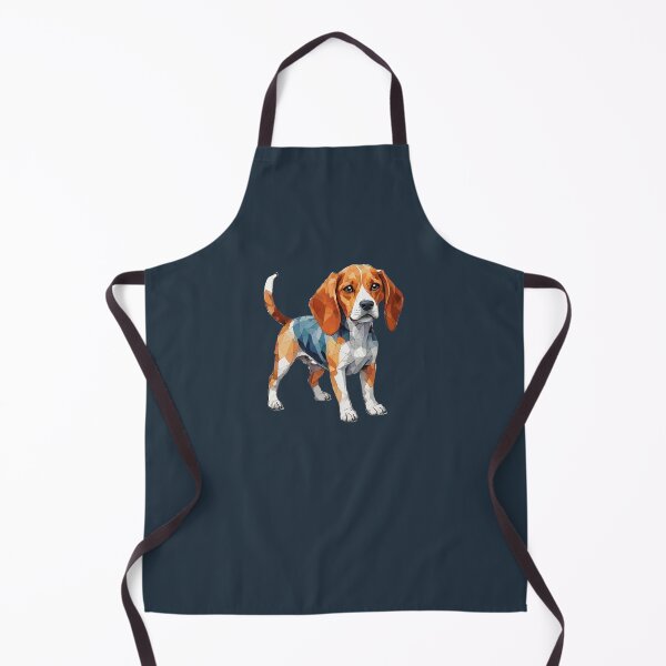 Item preview, Geometric Beagle Art – Modern Pet Art designed and sold by Tklezardesigns.