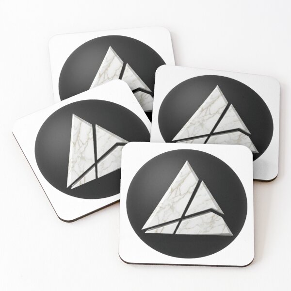 Item preview, Geometric Gold Vein Marble & Black Sphere  designed and sold by krish-prints.
