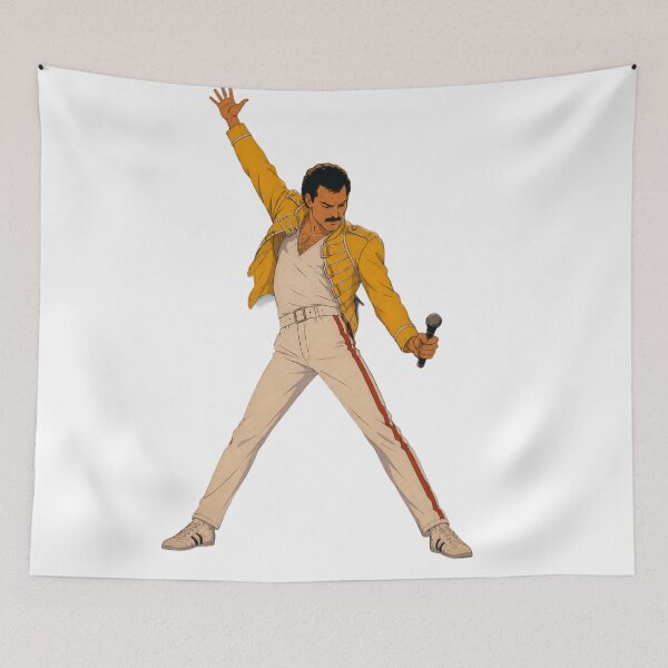 Item preview, Legendary Rock Frontman Vintage Concert Anime Art designed and sold by  Hollow Moon Studios..