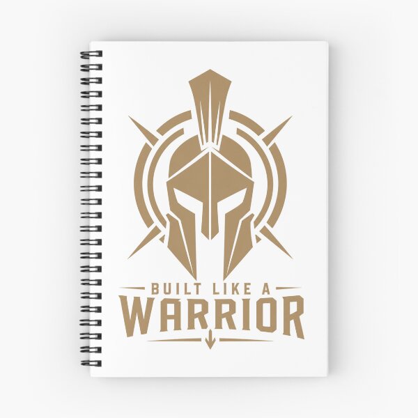 Item preview, Built Like a Warrior – Spartan Strength Mindset T-Shirt designed and sold by ZorviqueStudio.