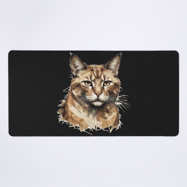Item preview, Brown Tabby Cat Geometric Art designed and sold by Tklezardesigns.