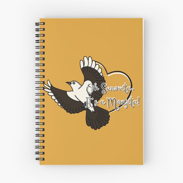 Item preview, Oh Senorita, It's a Monjita! - Black & White Monjita Bird - A Derpybird Design designed and sold by YOjosie.
