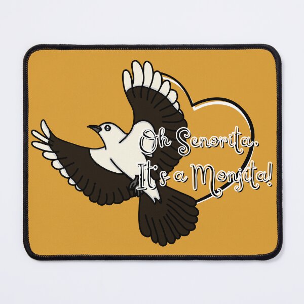 Item preview, Oh Senorita, It's a Monjita! - Black & White Monjita Bird - A Derpybird Design designed and sold by YOjosie.