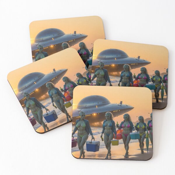 Item preview, Alien Beach Party Invasion designed and sold by ITSimagination.
