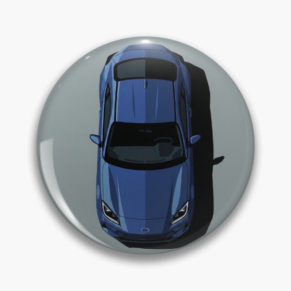 Item preview, Subaru BRZ ZD8 WR Blue JDM Coupe Top View Vector Art designed and sold by Motorline44.