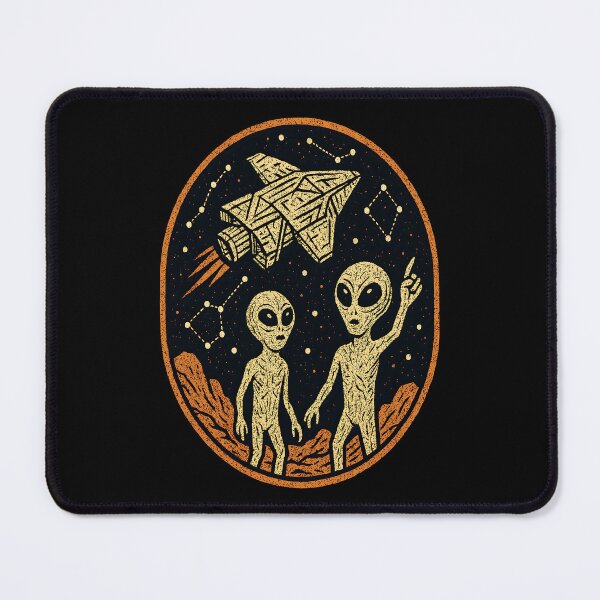 Item preview, They Were Here - Ancient UFO designed and sold by AlchemyColor.