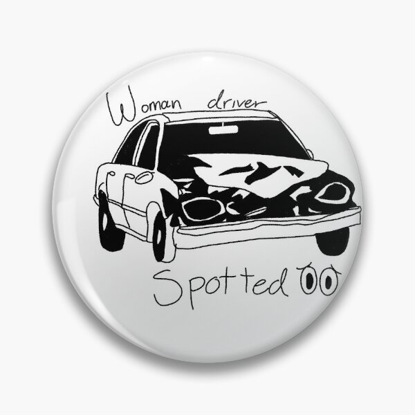 Item preview, Woman driver spotted designed and sold by Meepsters.