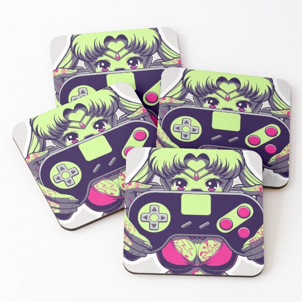 Item preview, “Button Masher, Spirit Crasher, Neon Disaster” designed and sold by Print Fiction.