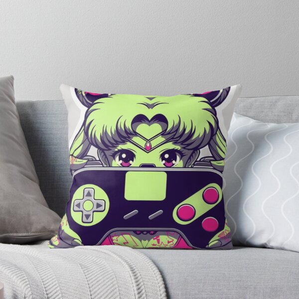 Item preview, “Button Masher, Spirit Crasher, Neon Disaster” designed and sold by Print Fiction.