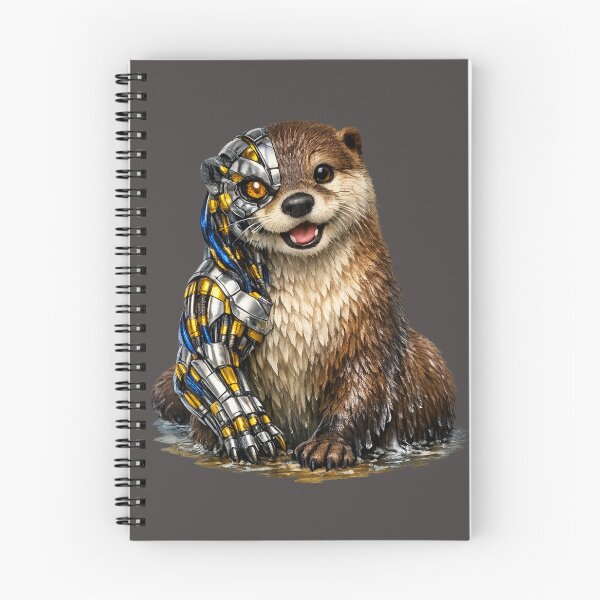 Item preview, Biomechanical Otter – Futuristic Smile designed and sold by Naturalite19.