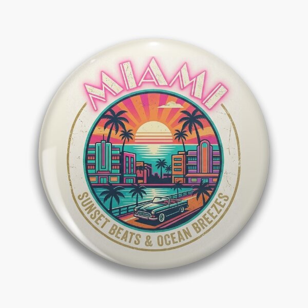 Item preview, Retro Miami Design designed and sold by devdesignsmerch.