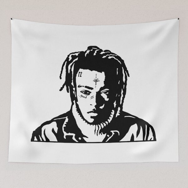 Item preview, XXXTentacion Black and White Silhouette Graphic Design designed and sold by Zigmak.