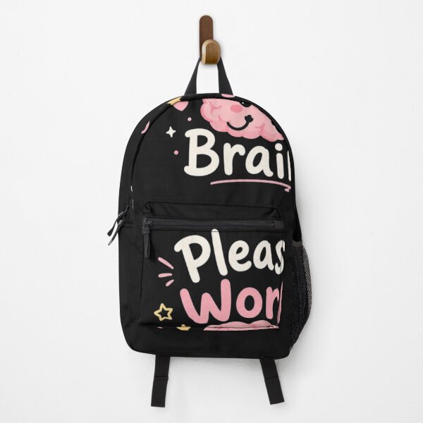 Item preview, Please Work Brain Cute Kawaii Quote Design | Funny Mental Exhaustion Cartoon Aesthetic designed and sold by Sanika arts .