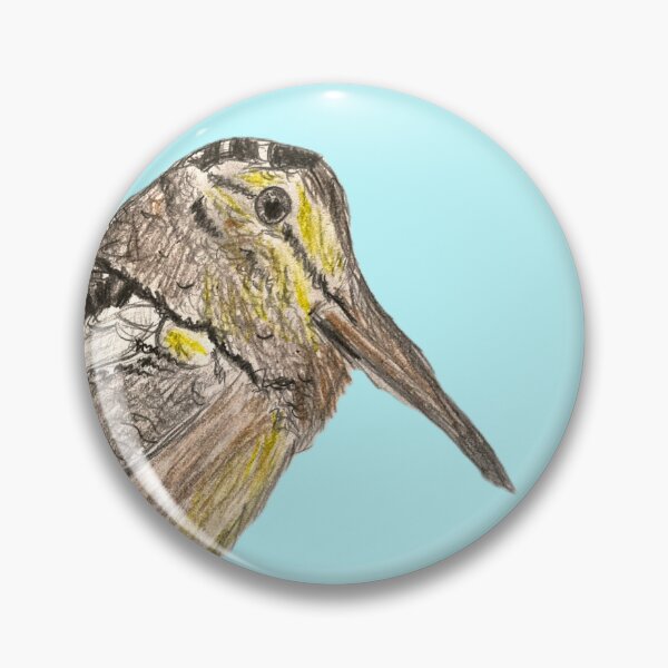 Item preview, American Woodcock - simple blue background designed and sold by woodland-towers.