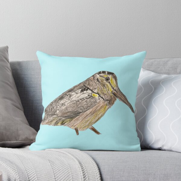 Item preview, American Woodcock - simple blue background designed and sold by woodland-towers.