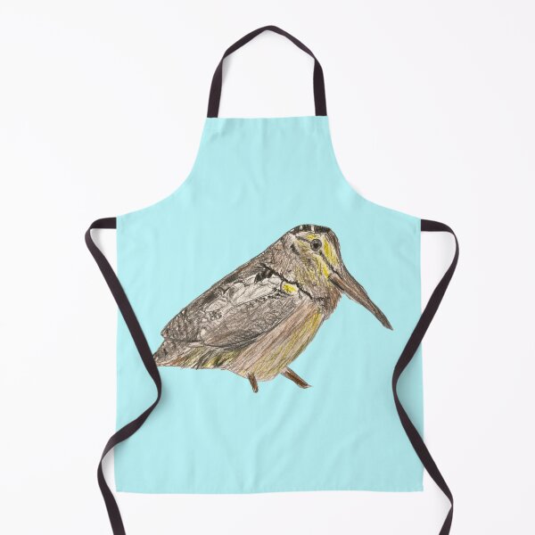 Item preview, American Woodcock - simple blue background designed and sold by woodland-towers.