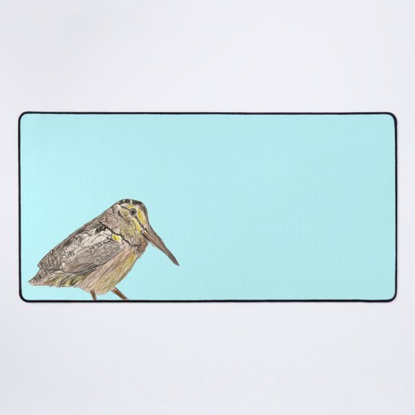 Item preview, American Woodcock - simple blue background designed and sold by woodland-towers.