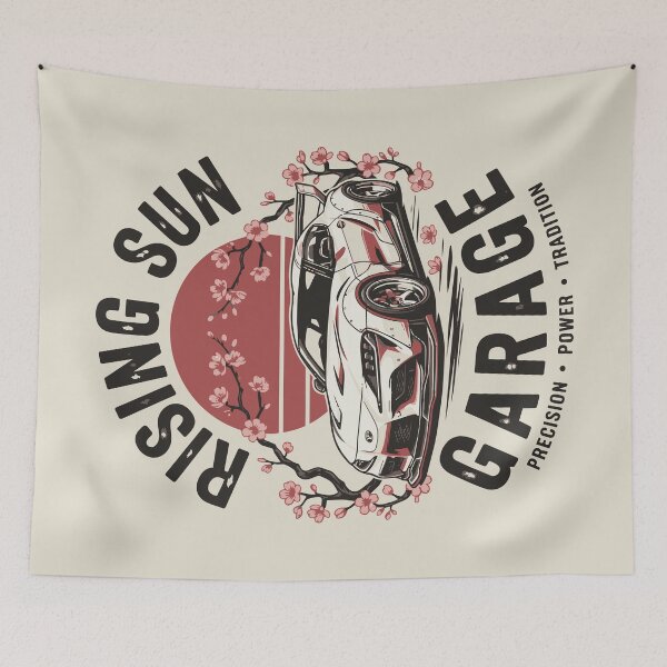 Item preview, Racing - Rising Sun Garage - JDM Japanese Street Racing Car Culture designed and sold by RaceDayRags.