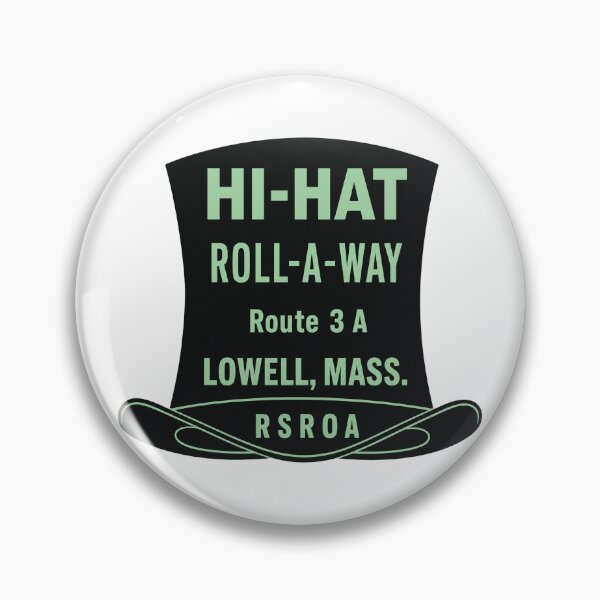 Item preview, Hi-Hat Roll-A-Way Lowell Massachusetts Roller Skating Rink Sticker Decal Label designed and sold by tislord.