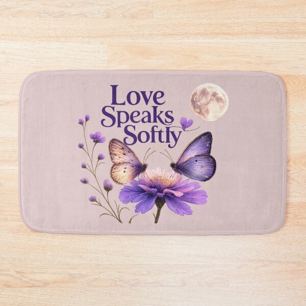 Item preview, Love Speaks Softly, Romantic Butterfly Floral Art, Dreamy Love Design designed and sold by JagrDesigns.