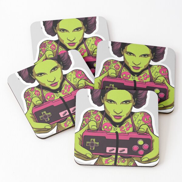 Item preview, “Button Masher, Spirit Crasher, Neon Disaster” designed and sold by Print Fiction.