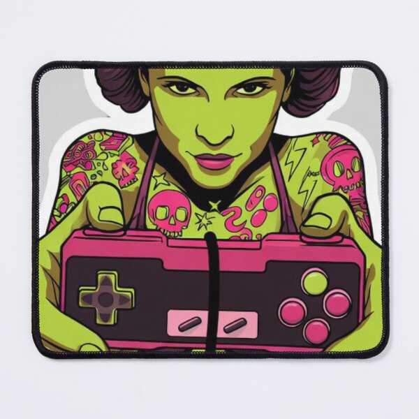 Item preview, “Button Masher, Spirit Crasher, Neon Disaster” designed and sold by Print Fiction.