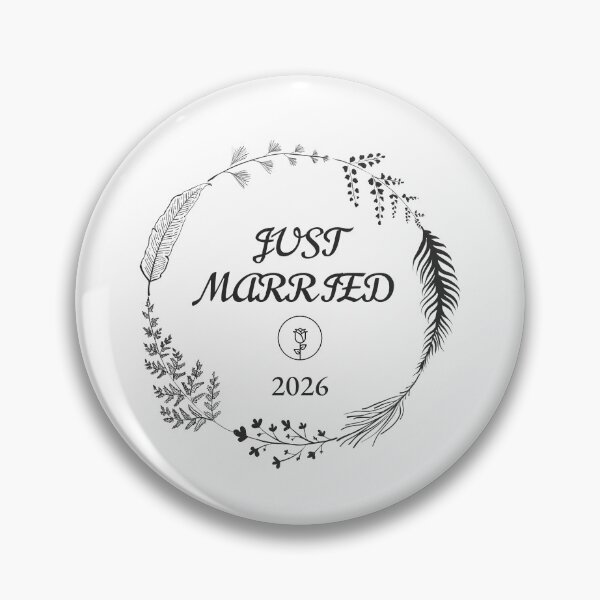 Item preview, JUST MARRIED WREATH CUSTOMISABLE WEDDING PRESENT GIFT designed and sold by PapillonTextiles.