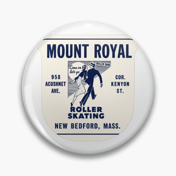 Item preview, Mount Royal Roller Skating New Bedford Massachusetts Roller Skating Rink Sticker Decal Label designed and sold by tislord.