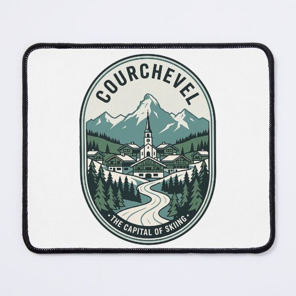 Item preview, Vintage Courchevel France Ski Resort Alpine Badge designed and sold by k3rstman1.