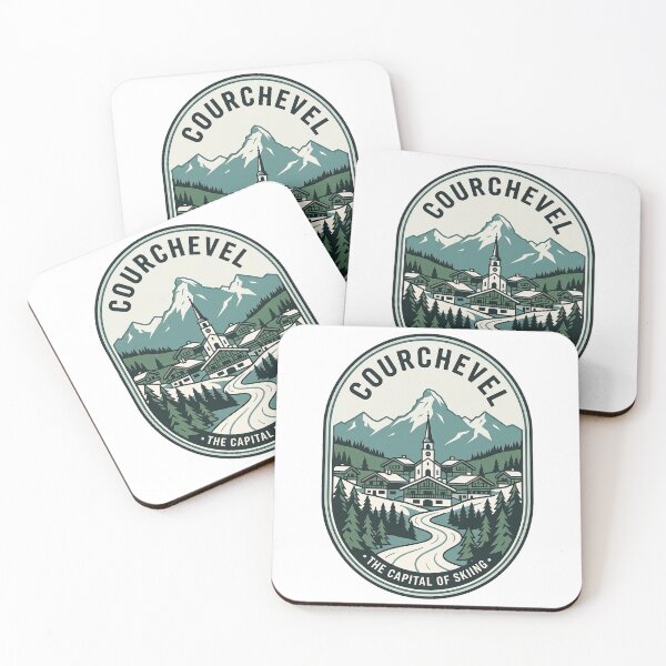 Item preview, Vintage Courchevel France Ski Resort Alpine Badge designed and sold by k3rstman1.