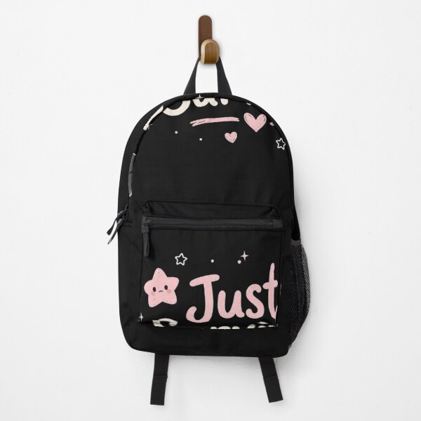 Item preview, Just Surviving Cute Kawaii Quote Design | Funny Mental Health Aesthetic Black Background designed and sold by Sanika arts .