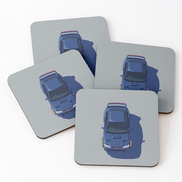 Item preview, Subaru Impreza WRX STi GC8 Classic JDM Top View Vector Art designed and sold by Motorline44.