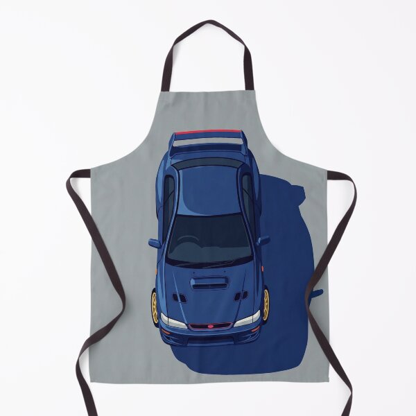 Item preview, Subaru Impreza WRX STi GC8 Classic JDM Top View Vector Art designed and sold by Motorline44.