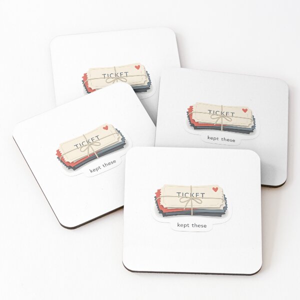 Item preview, Kept These Minimal Movie Ticket Design designed and sold by Naviora.