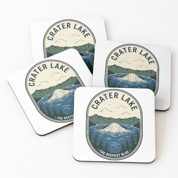 Item preview, Vintage Crater Lake Oregon National Park Badge designed and sold by k3rstman1.