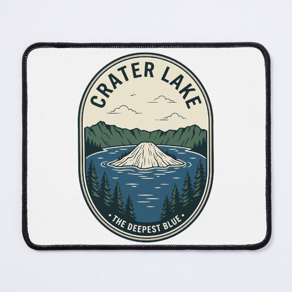 Item preview, Vintage Crater Lake Oregon National Park Badge designed and sold by k3rstman1.