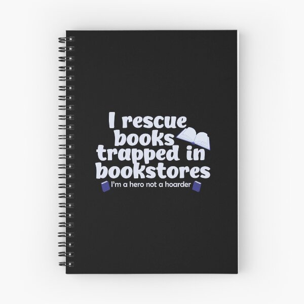 Item preview, Heroic Book Rescuer Not a Hoarder Funny Book Lover Design designed and sold by Hallowed Artistry.
