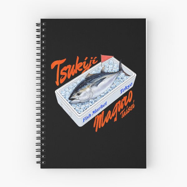 Item preview, Tsukiji Fish Market Tuna Crate Retro Japanese Street Food designed and sold by titanlevi.