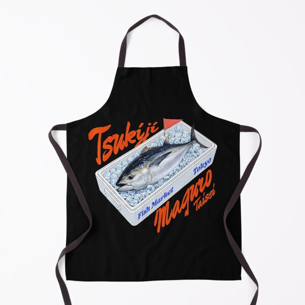 Item preview, Tsukiji Fish Market Tuna Crate Retro Japanese Street Food designed and sold by titanlevi.