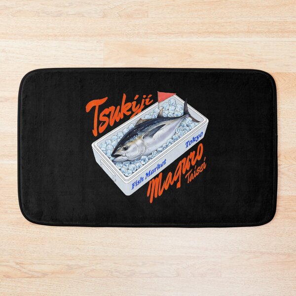 Item preview, Tsukiji Fish Market Tuna Crate Retro Japanese Street Food designed and sold by titanlevi.