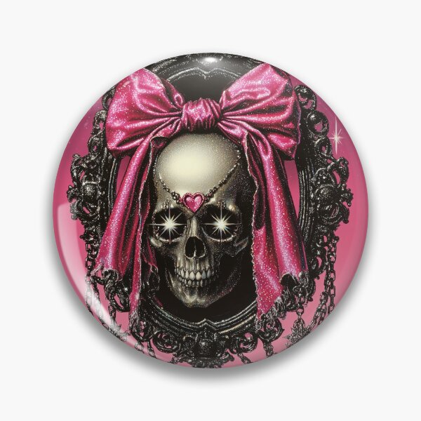Item preview, Skull with bow — Emo Scene Gothic Style designed and sold by sole-vika.