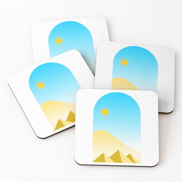 Item preview, abstarct Egyptian pyramids  designed and sold by Fdesigner.