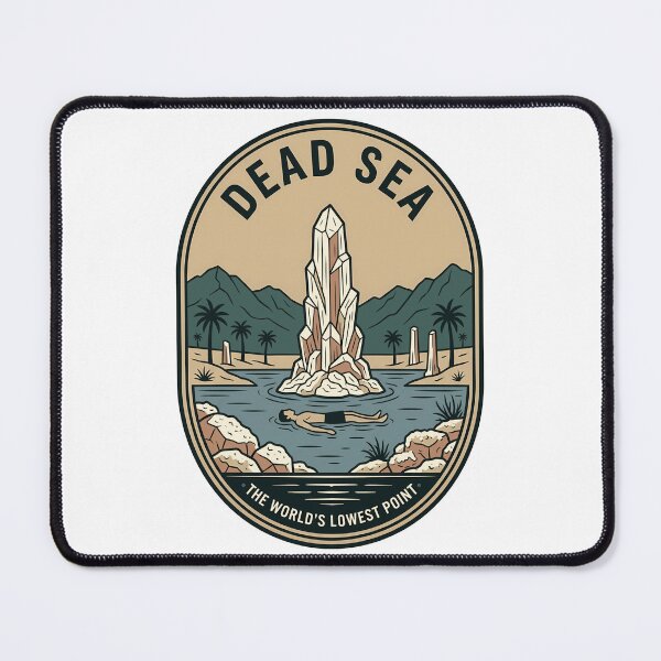 Item preview, Vintage Dead Sea Travel Badge Salt Formations designed and sold by k3rstman1.