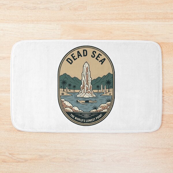 Item preview, Vintage Dead Sea Travel Badge Salt Formations designed and sold by k3rstman1.