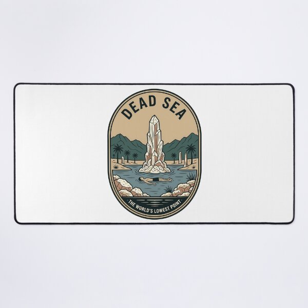 Item preview, Vintage Dead Sea Travel Badge Salt Formations designed and sold by k3rstman1.