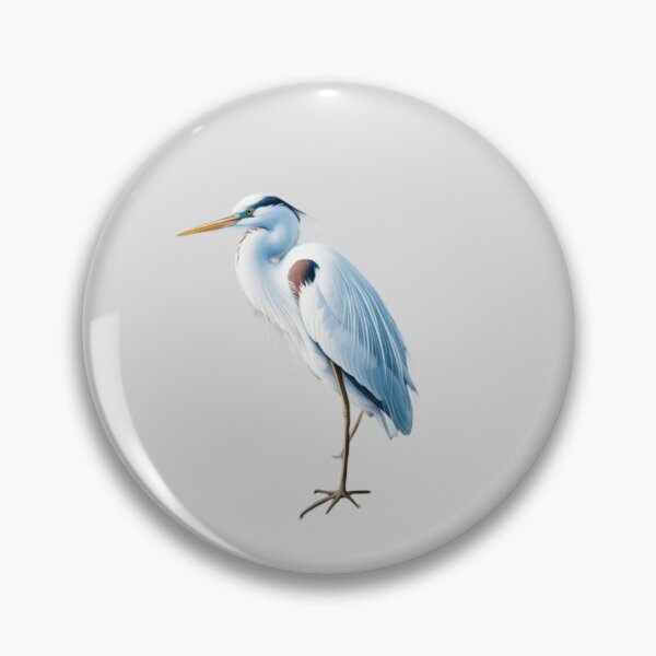 Item preview, white heron  designed and sold by 123ks.