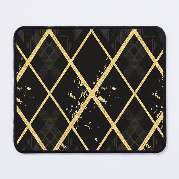 Item preview, Midnight Gold Argyle Luxe designed and sold by Exodoi.
