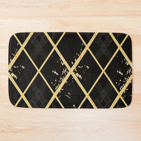 Item preview, Midnight Gold Argyle Luxe designed and sold by Exodoi.