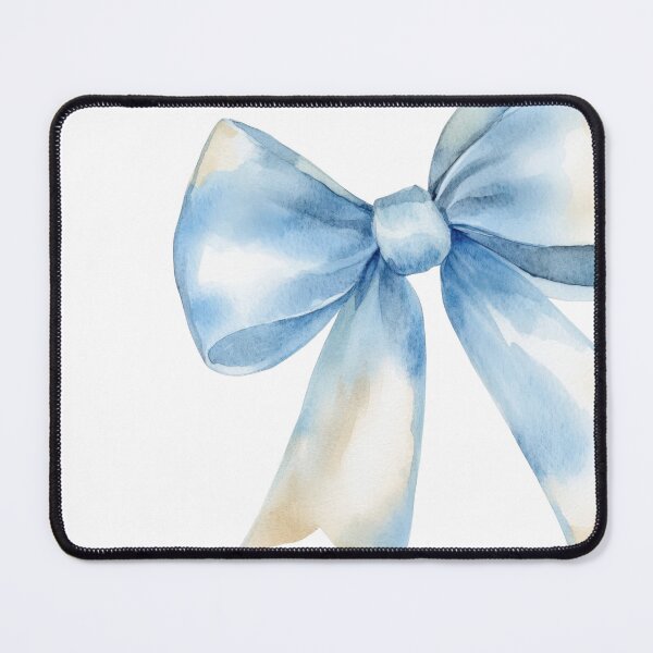 Item preview, Watercolor Blue Bow | Light Blue Coquette Bow | Pastel Chiffon Ribbon | Cute Girly Balletcore | Soft Blue Cottagecore Aesthetic | Vintage Watercolor Bow | Dainty Blue Ribbon | Coastal Coquette Style designed and sold by LitzoyGlobeArt.